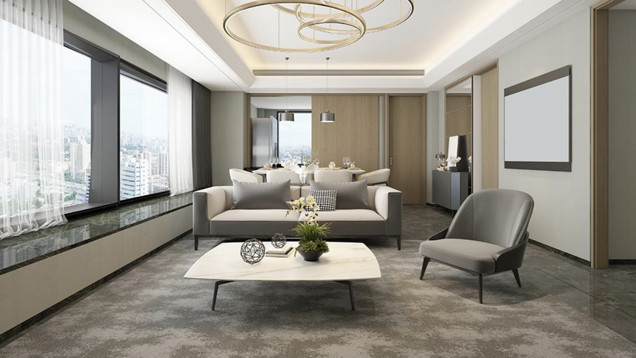 Bright, refined apartment interior