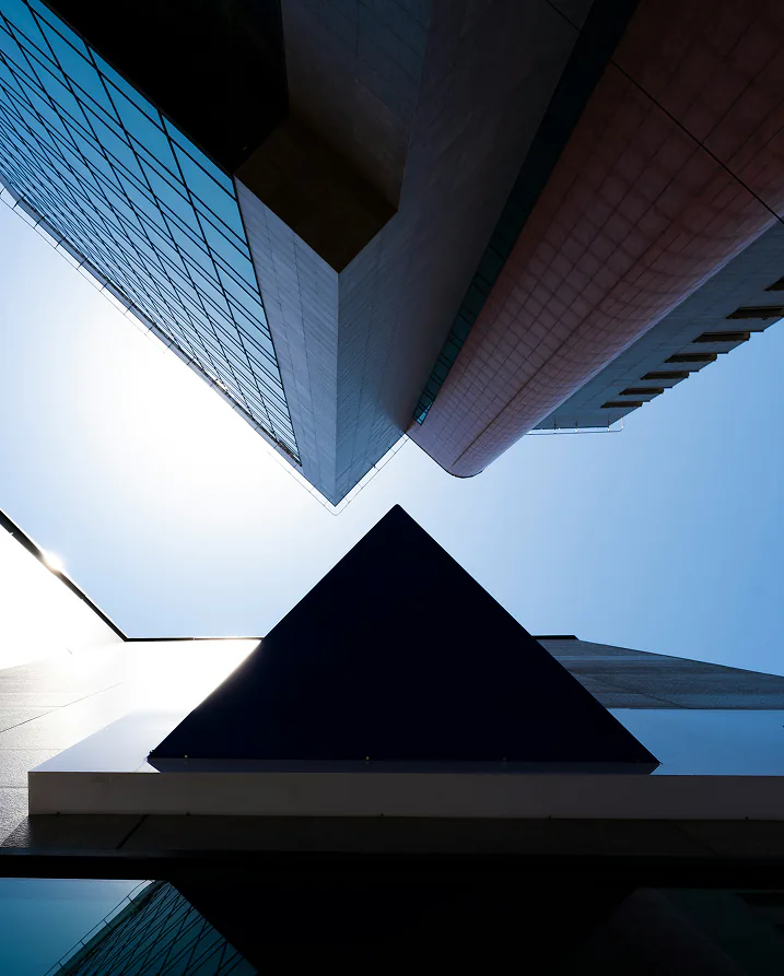 Modern OIA Group architecture viewed from below