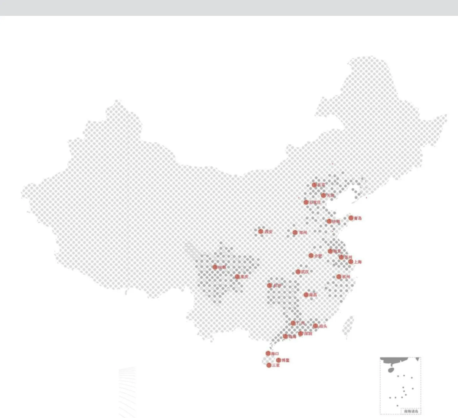 Beijing Real Estate business locations across China
