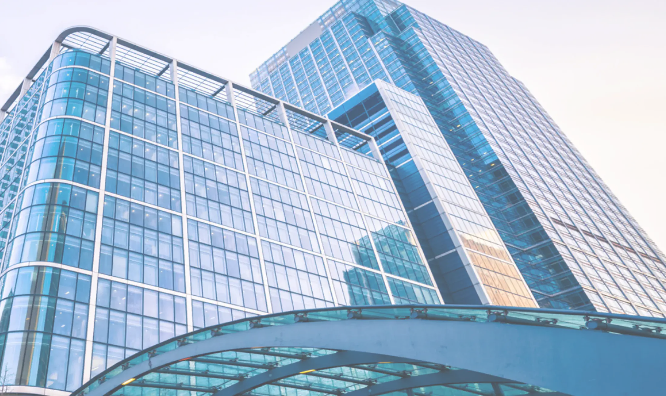 Glass commercial architecture