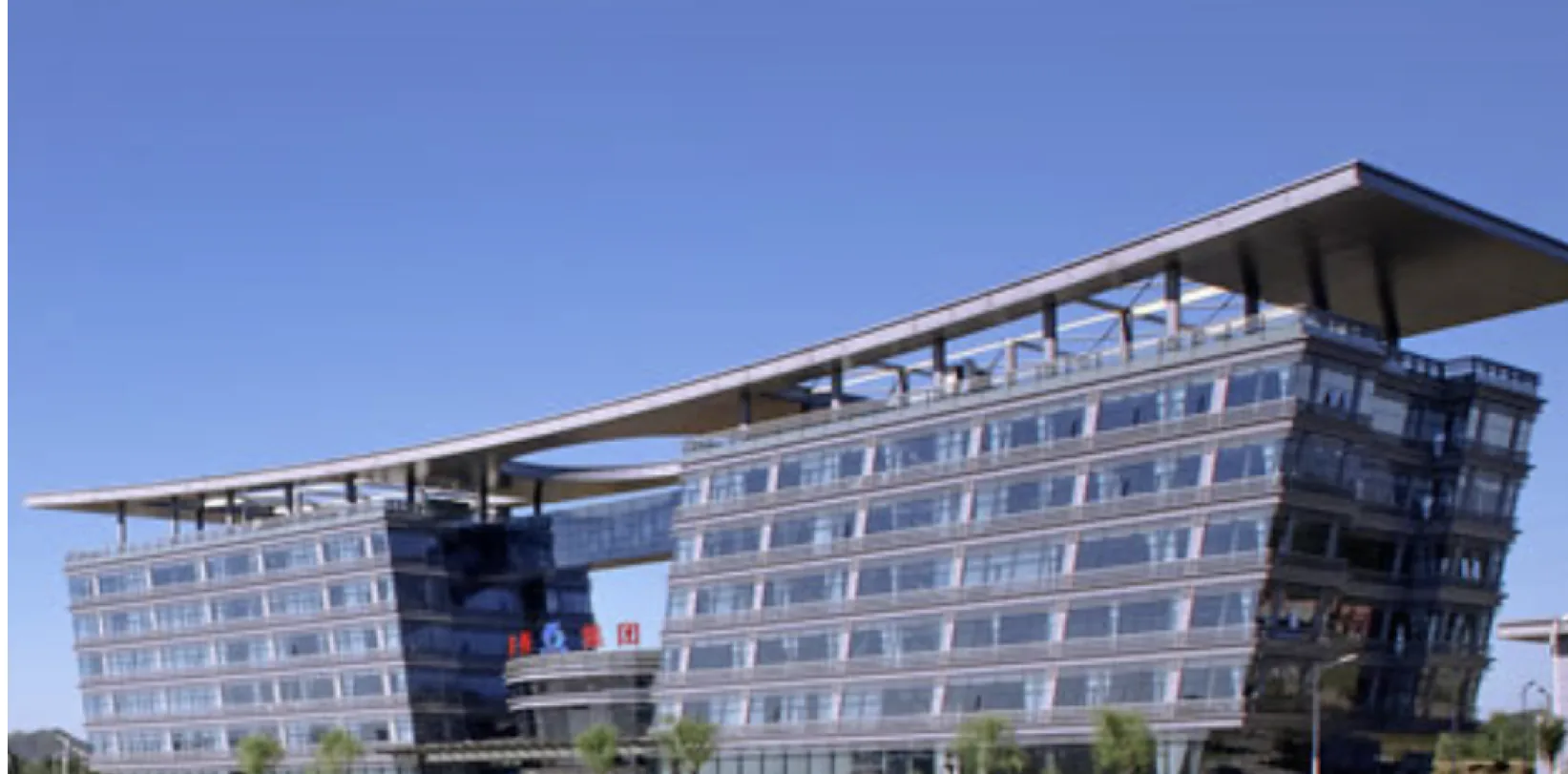 Prefabricated steel structure office building